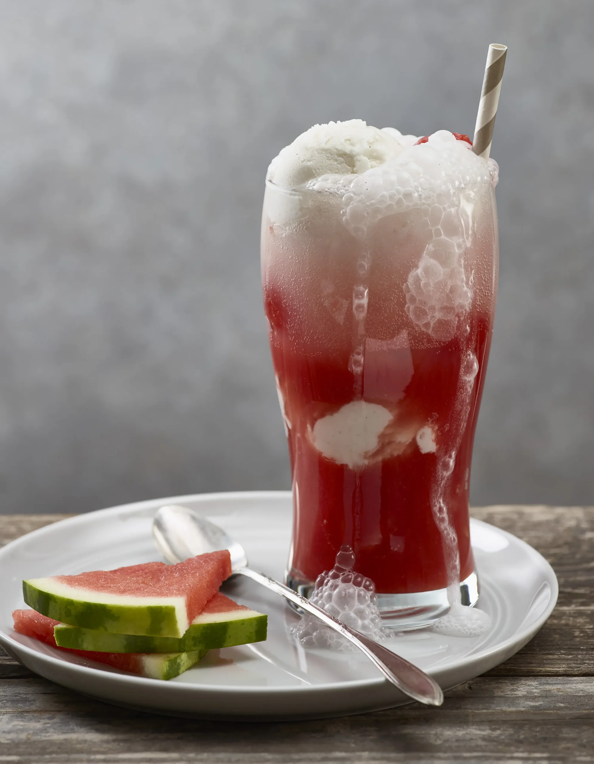 Watermelon Ice Cream Floats