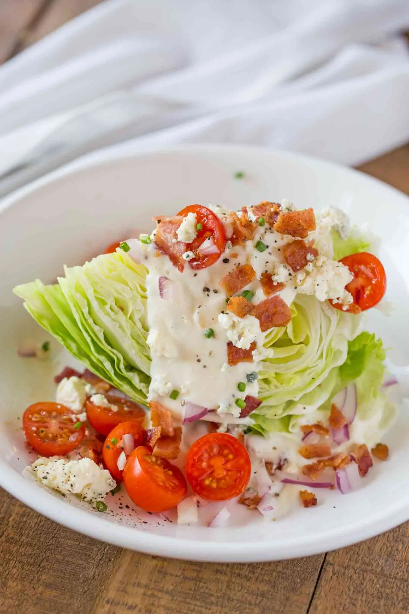 Wedge Salad with Come Hither Dressing