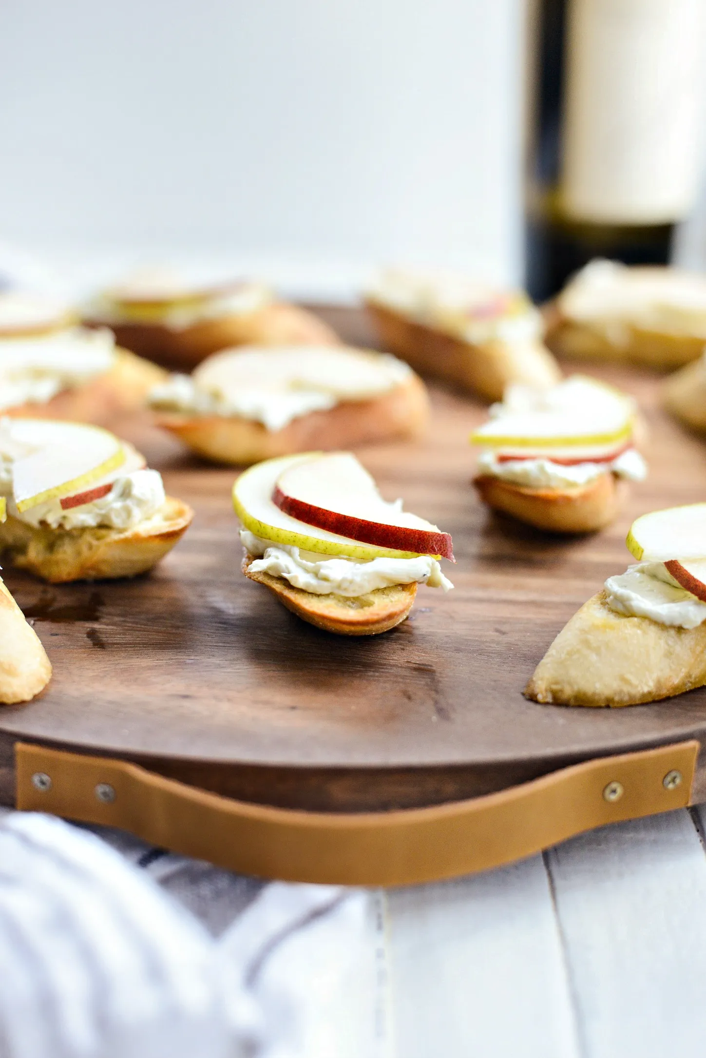 Whipped Bleu Cheese Bites with Balsamic Reduction