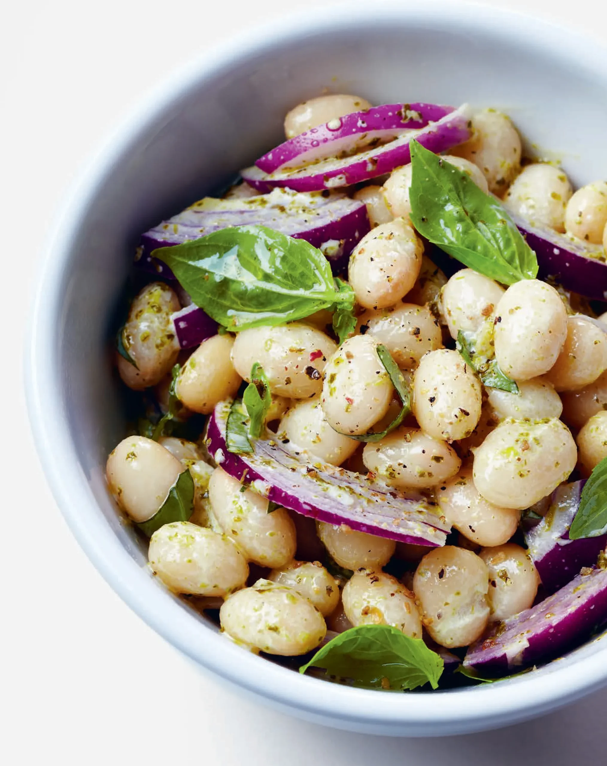 White Beans with Pesto