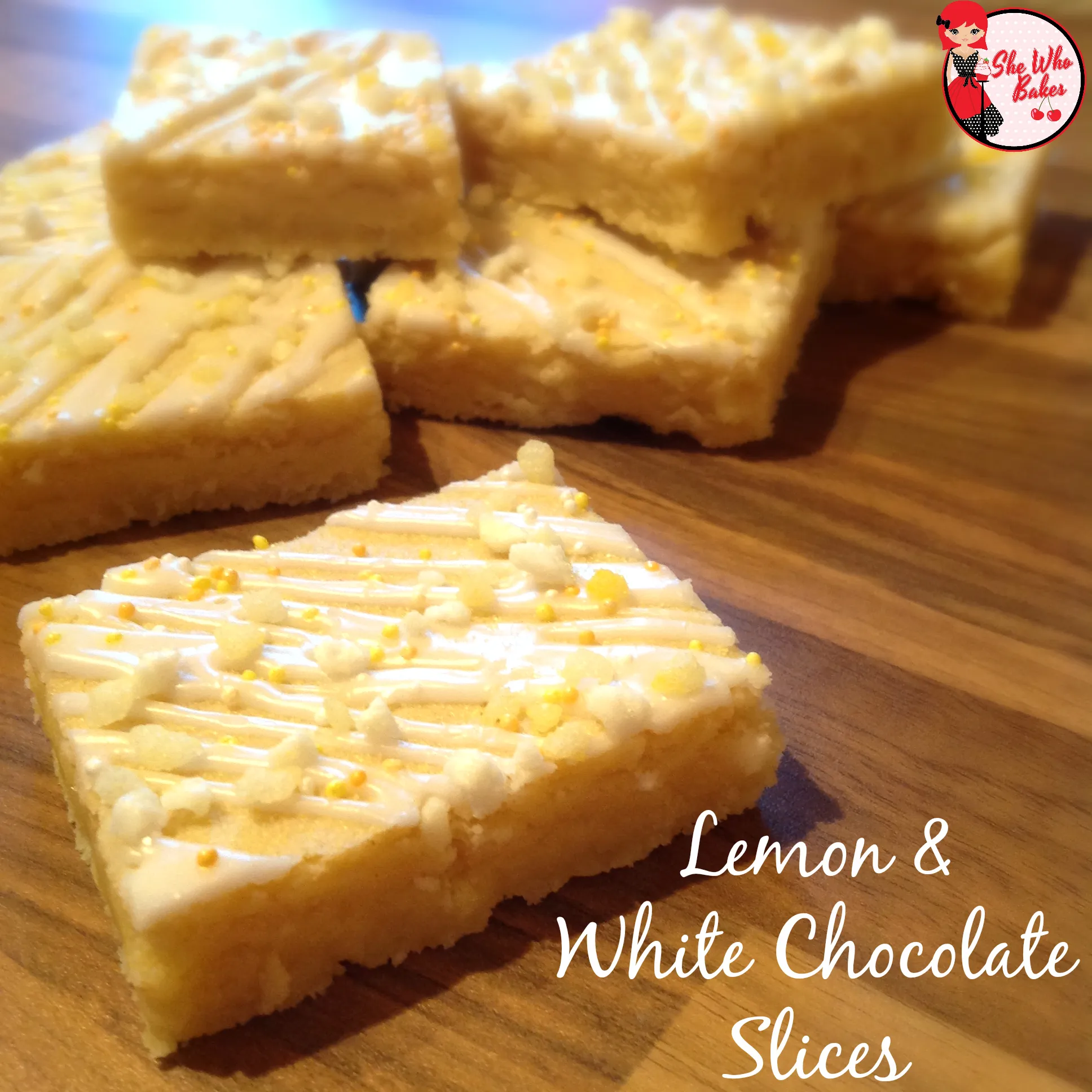 White Chocolate Candied Lemon Slices