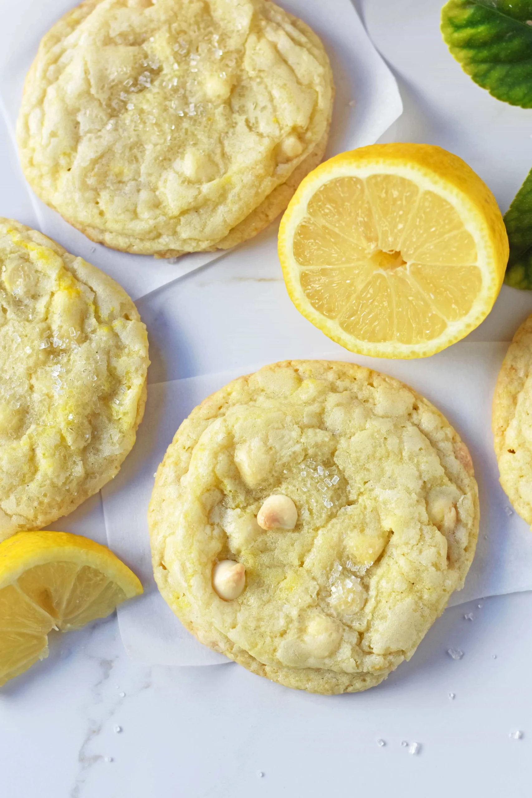 White Chocolate Chip Lemon Cookies