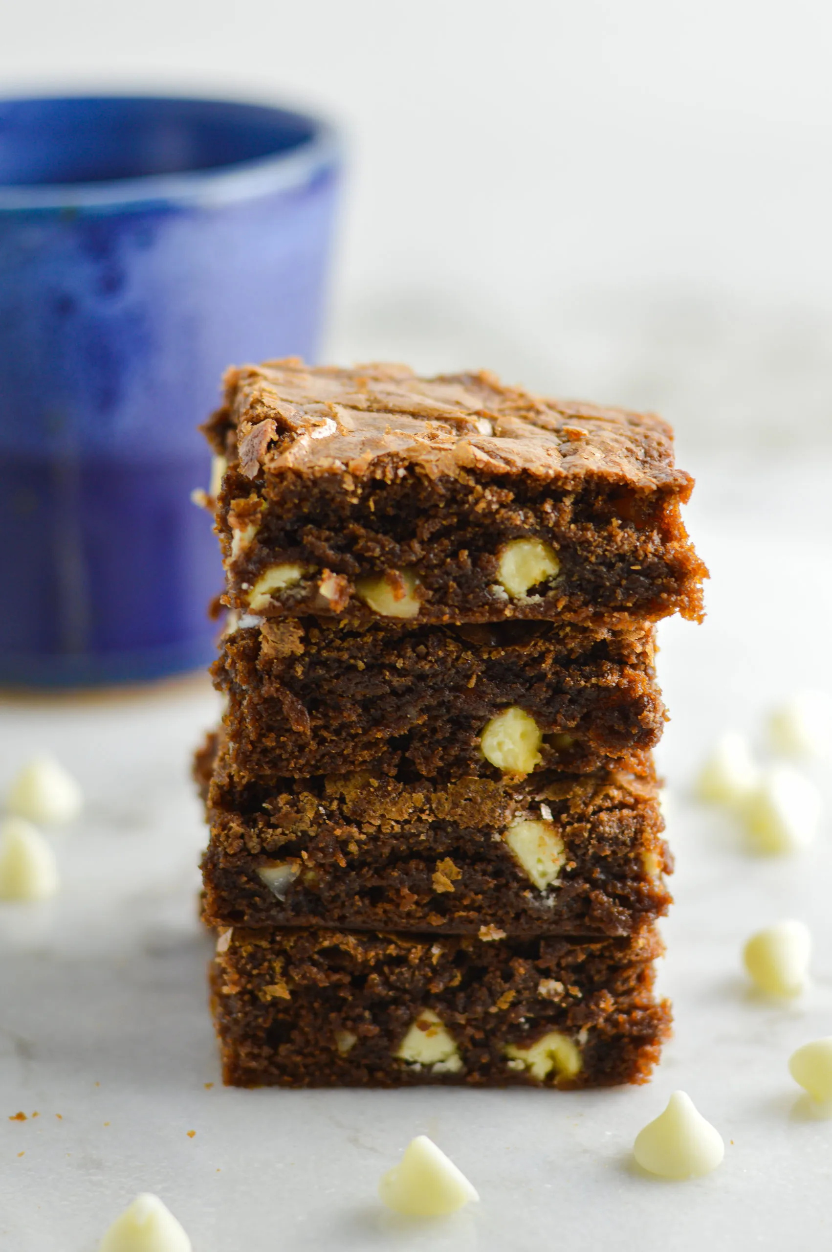 White Chocolate Macadamia Brownies