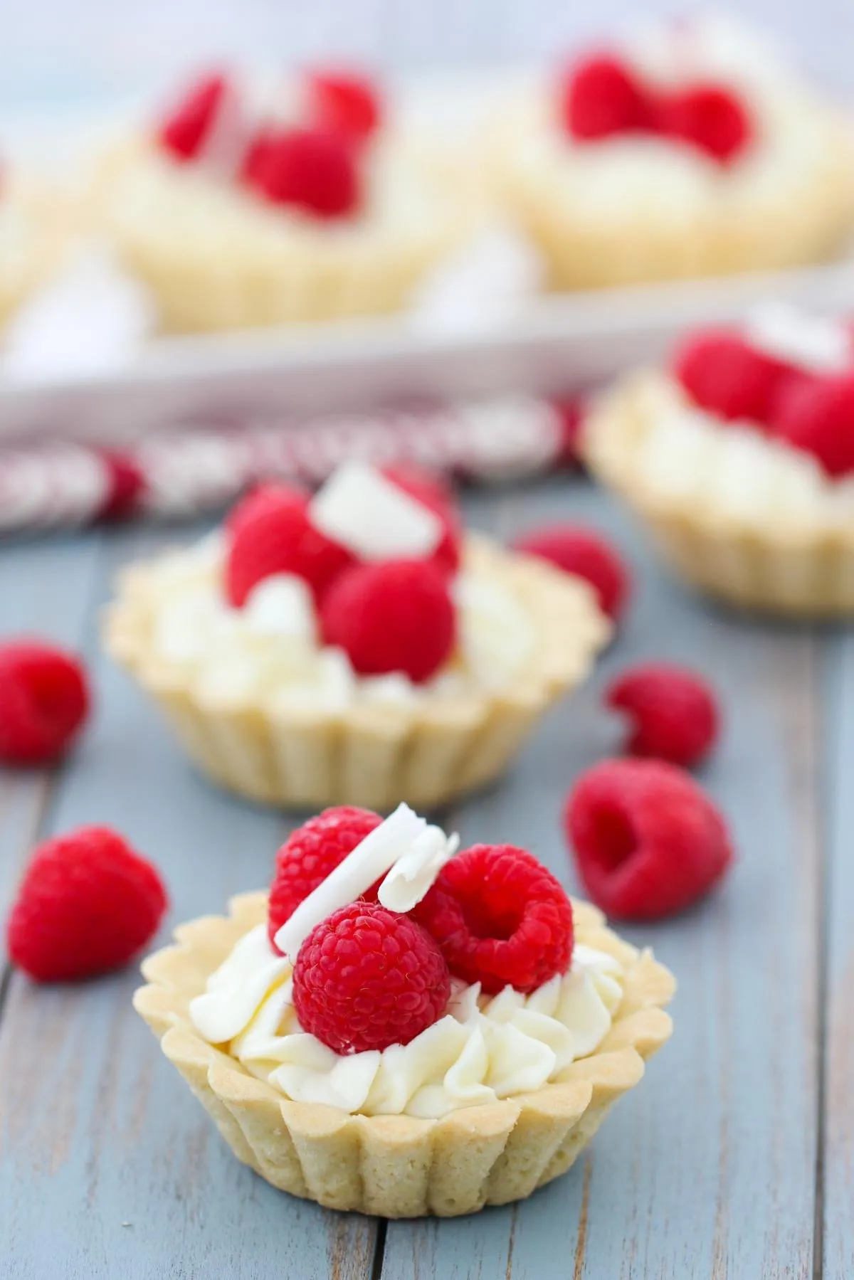 White Chocolate Raspberry Tart