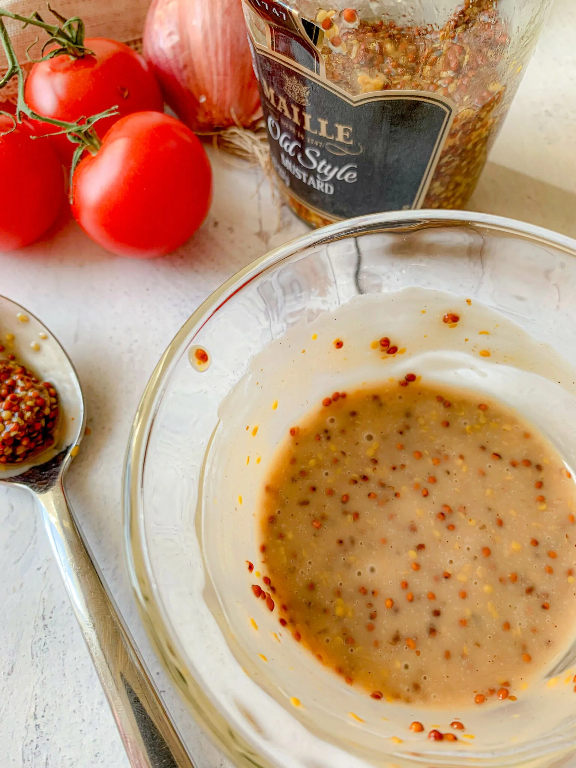 Whole Grain Mustard Vinaigrette Dressing