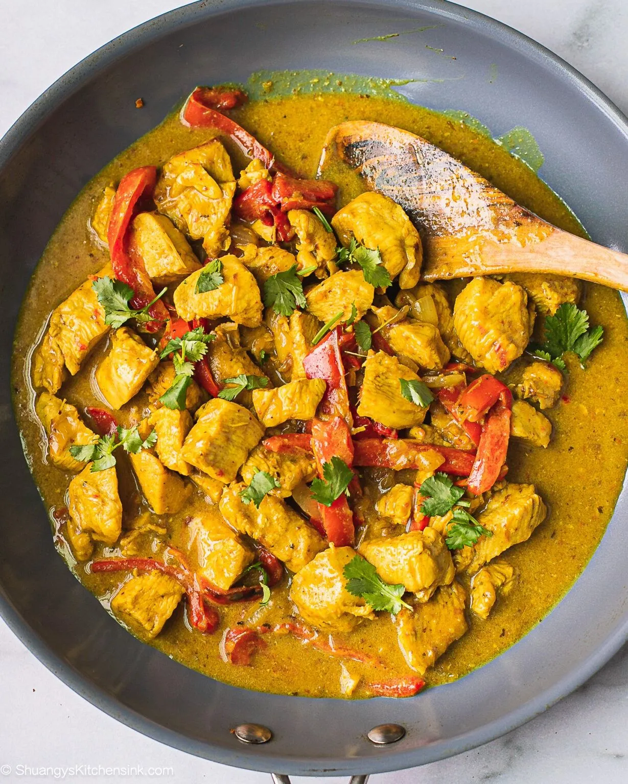 Whole Thai Curry Chicken with Coconut Milk