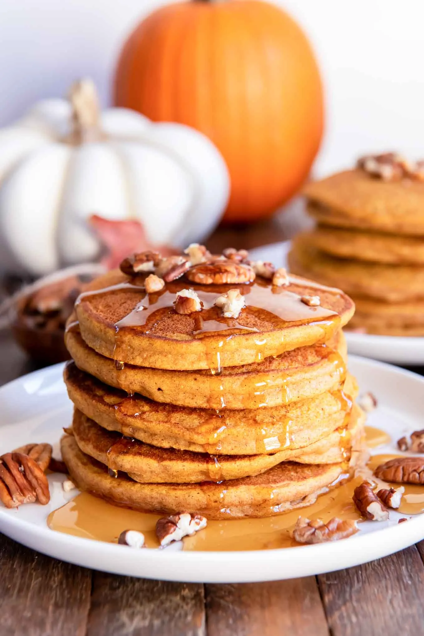 Whole Wheat Buttermilk Pumpkin Pancakes