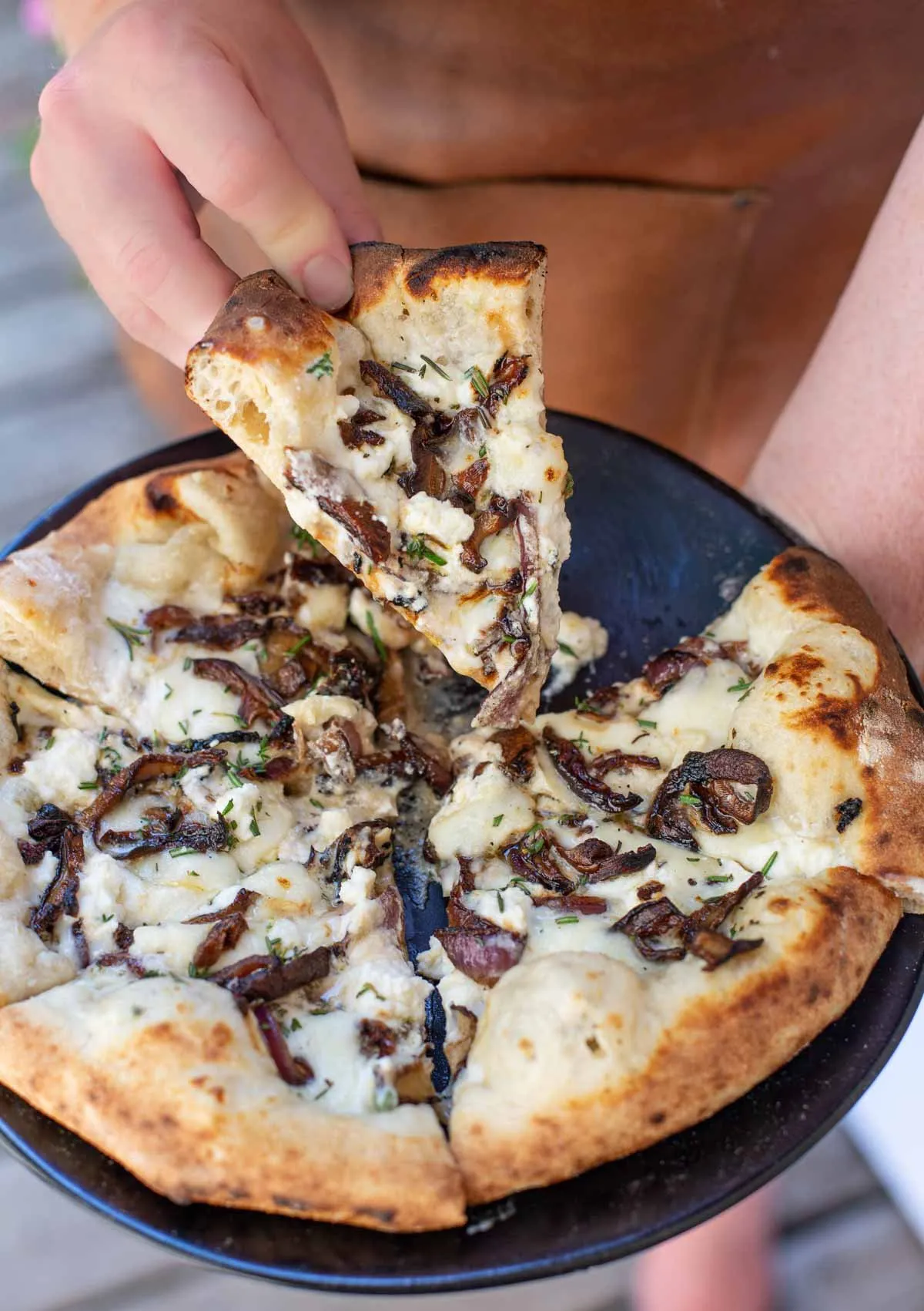 Wild Mushroom Garlic White Pizza Foolproof Pizza Dough