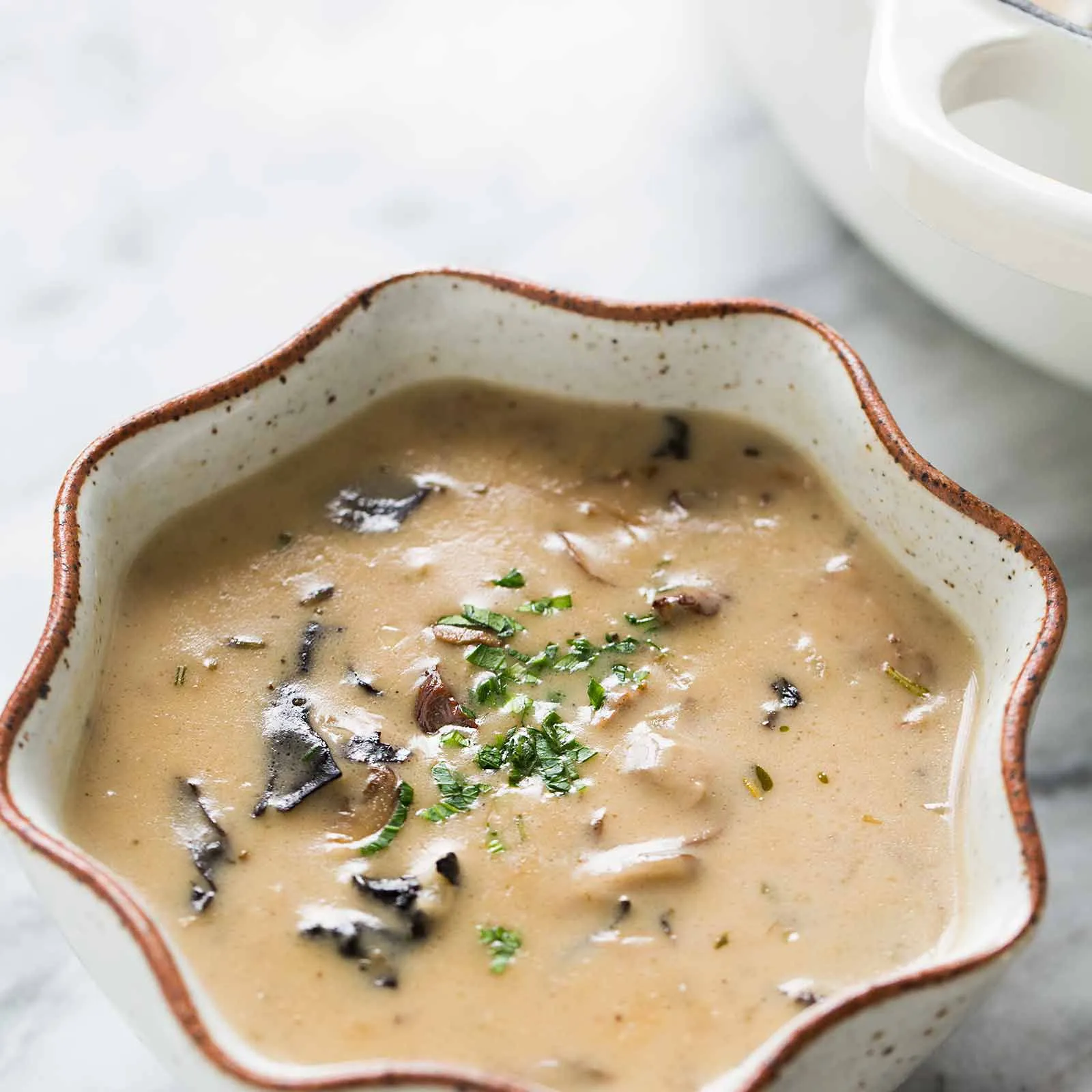 Wild Mushroom Soup with Port