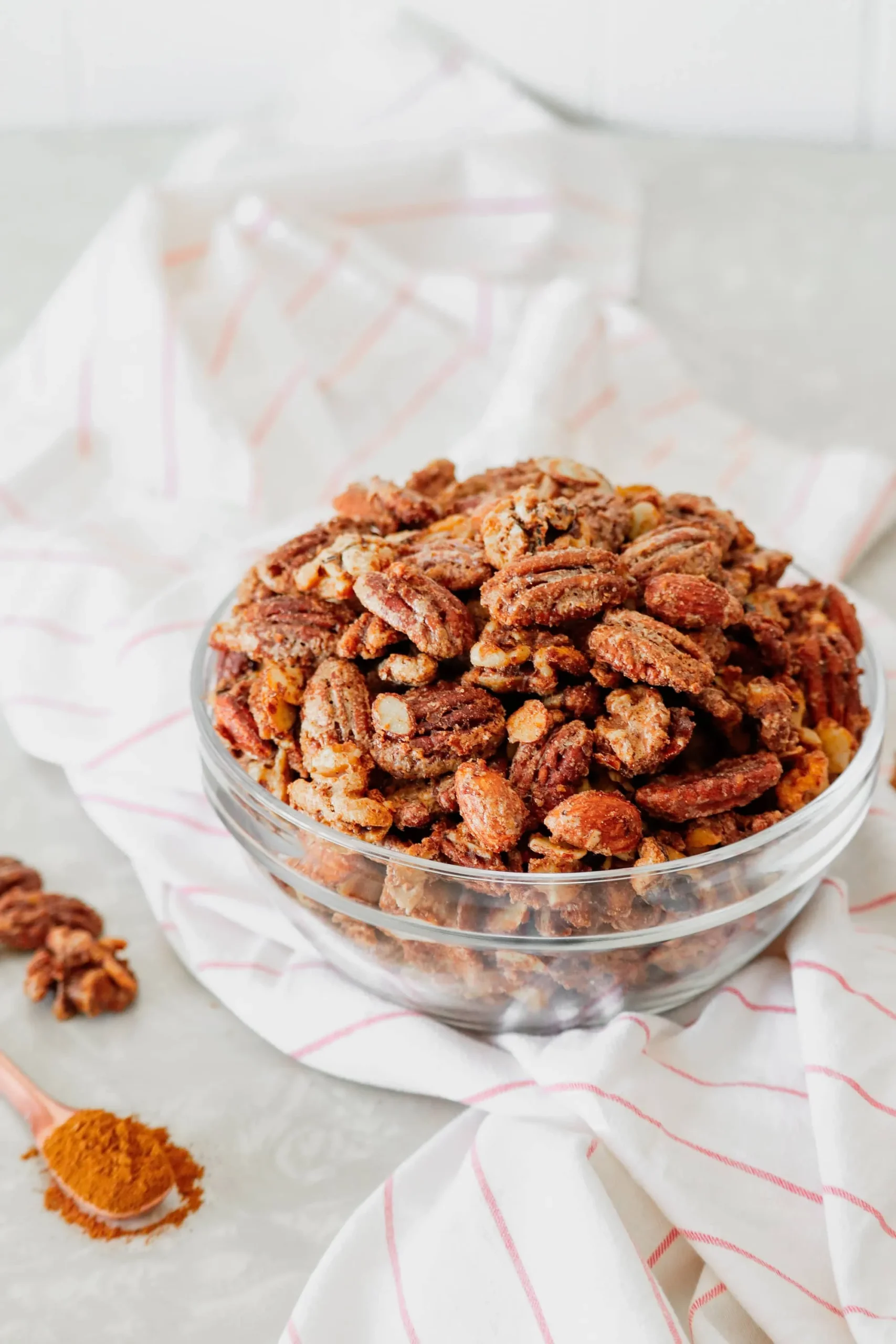 Winter Spice Candied Nuts