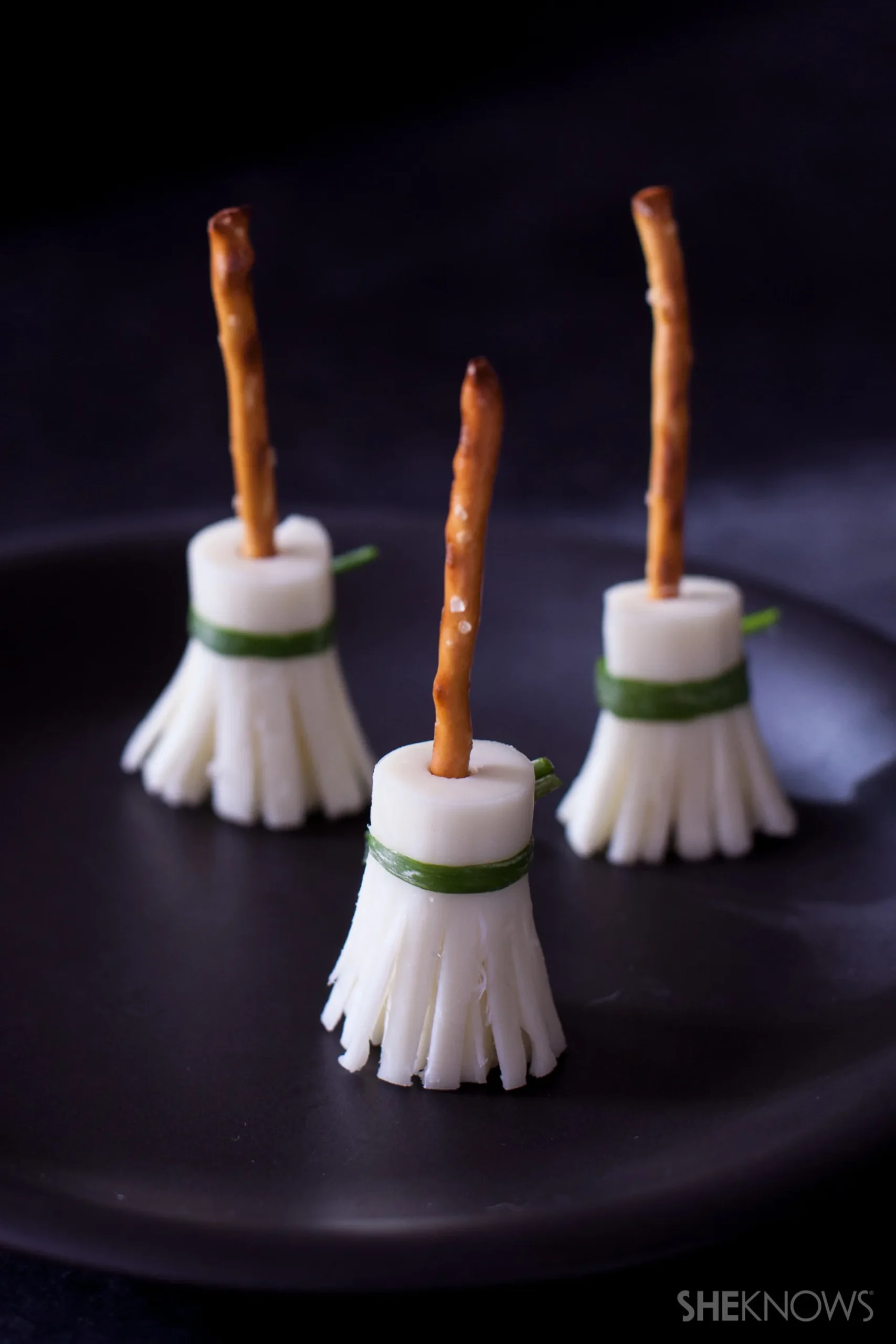 Witches Broomsticks Cheese Snacks