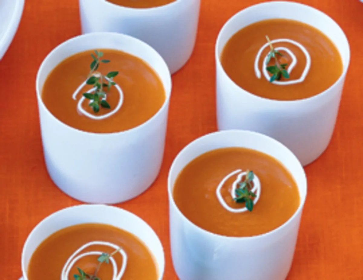 Yoga DVDs Moroccan Spiced Carrot Soup