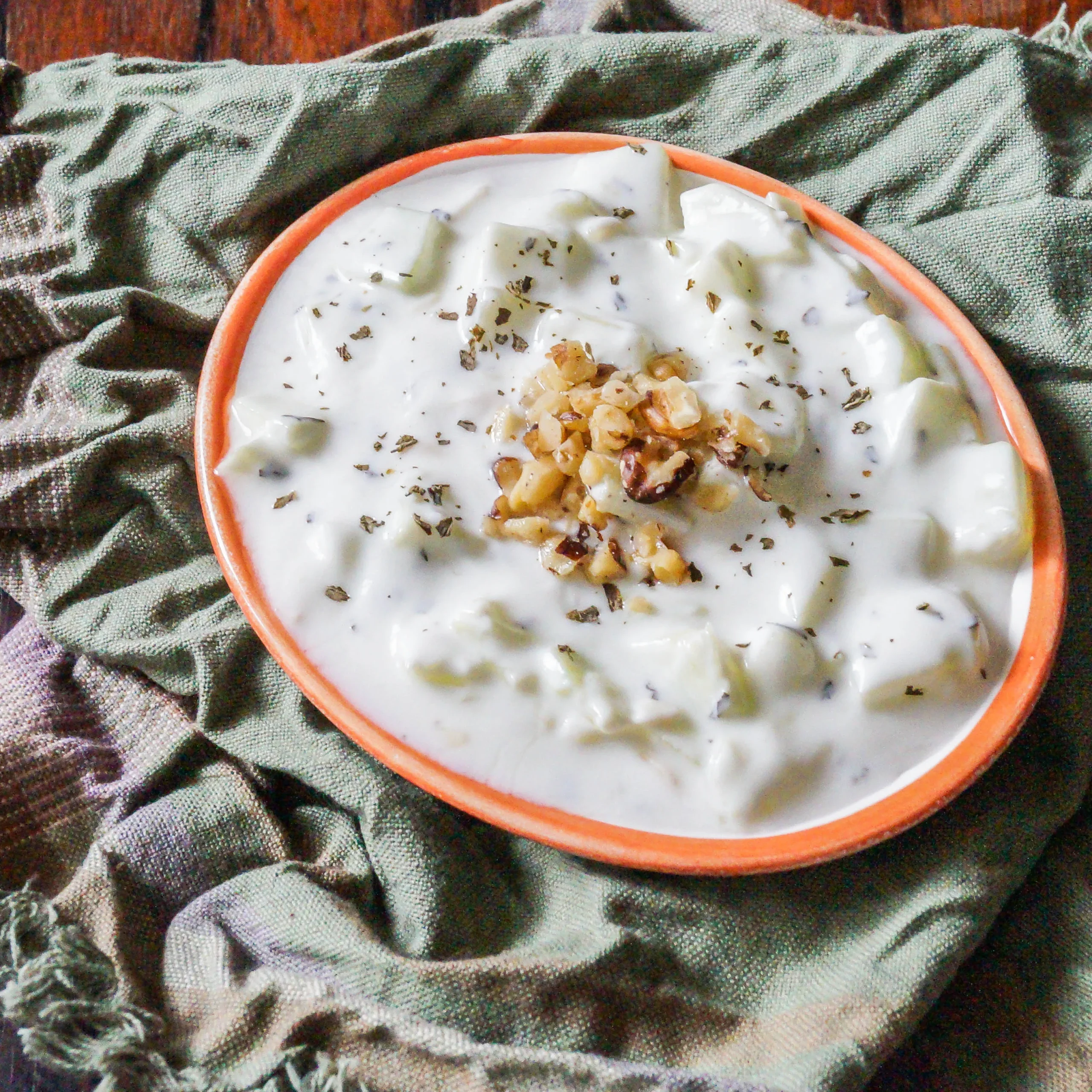 Yogurt with Cucumbers (Mast o Khiar)
