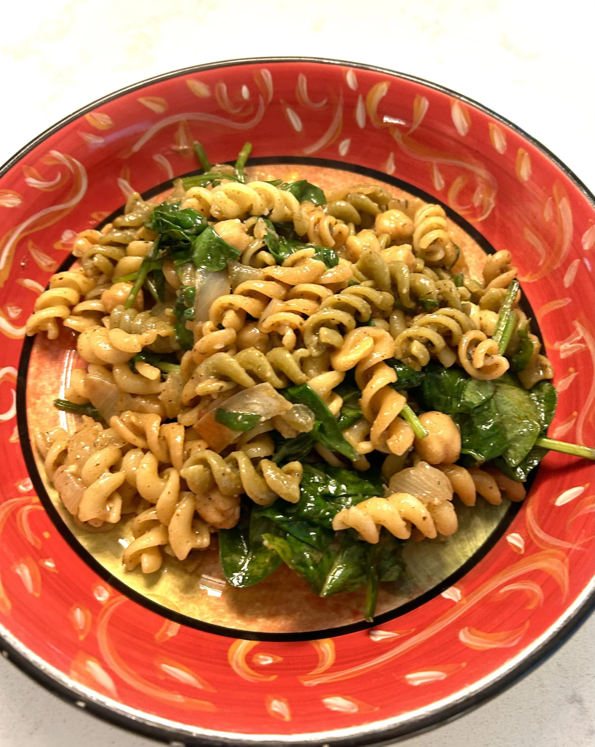 Zaatar Pasta with Chickpeas