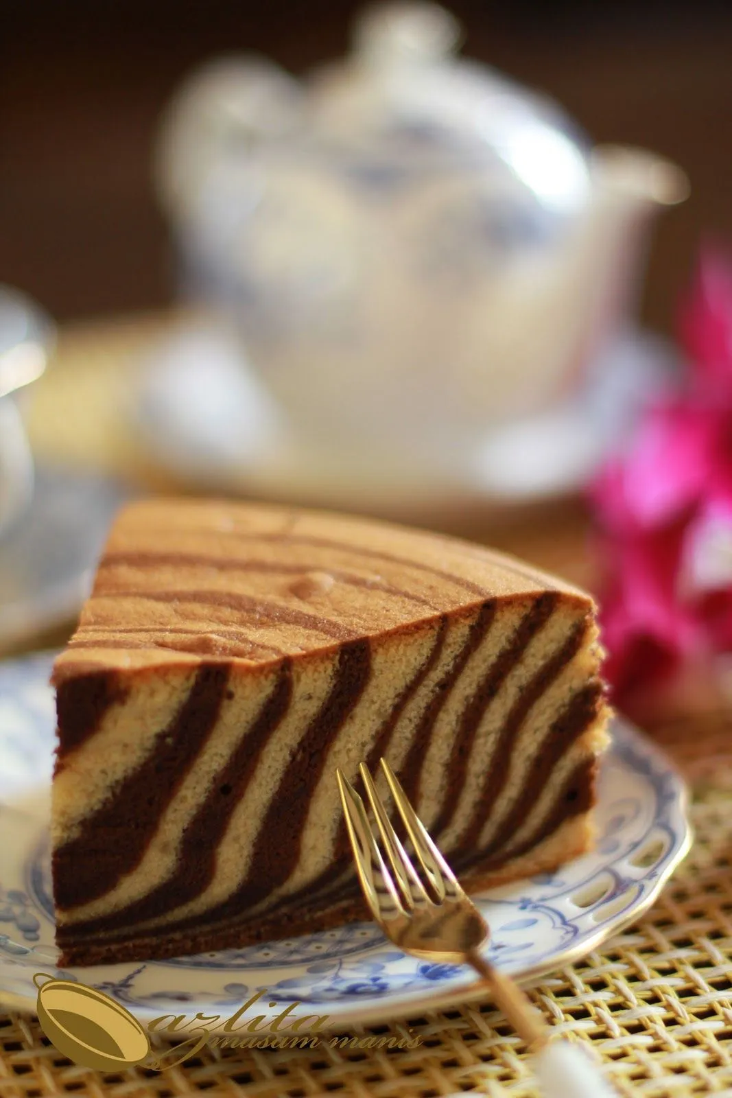 Zebra Ogura Xiang Si Cake