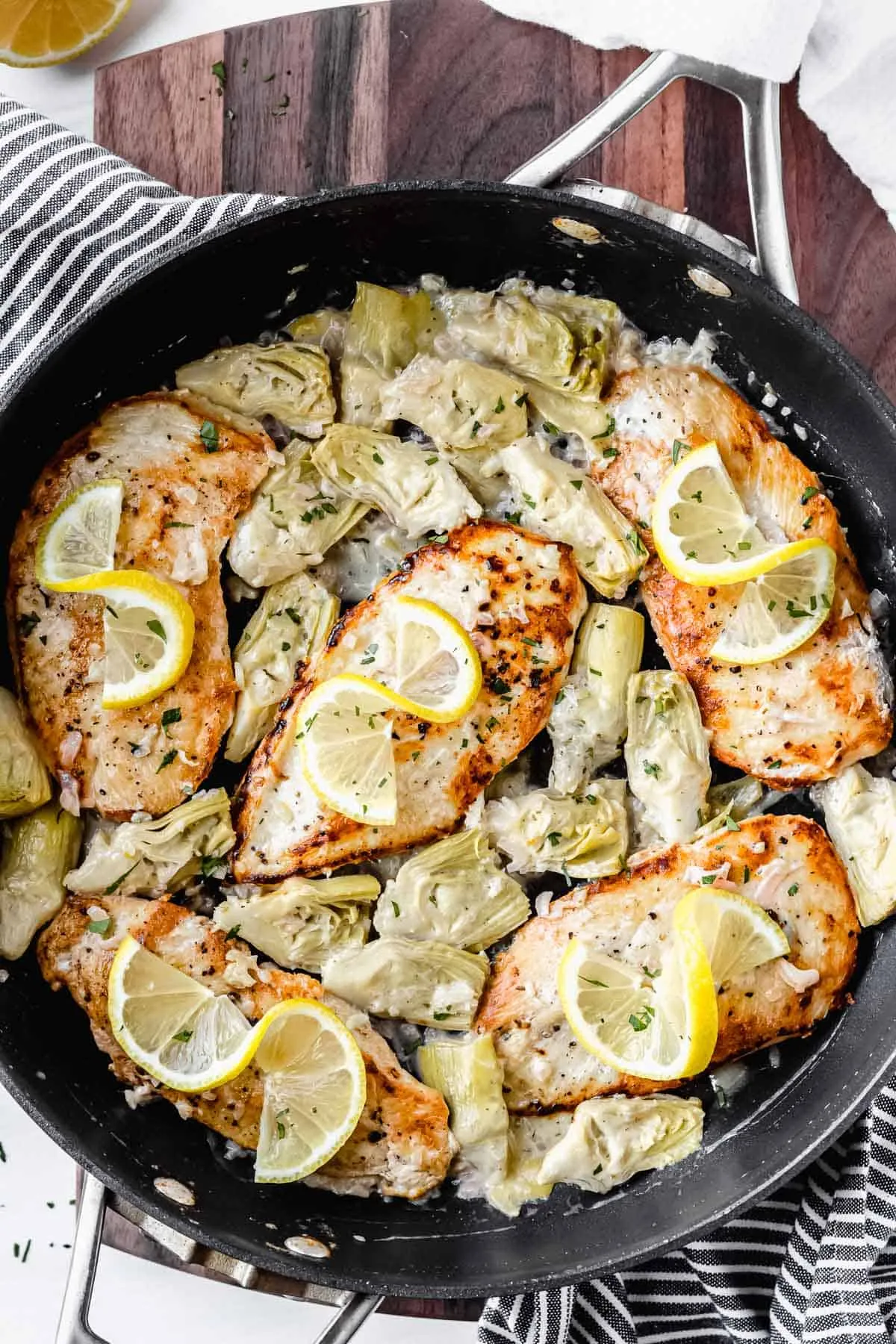 Zesty Chicken with Artichokes