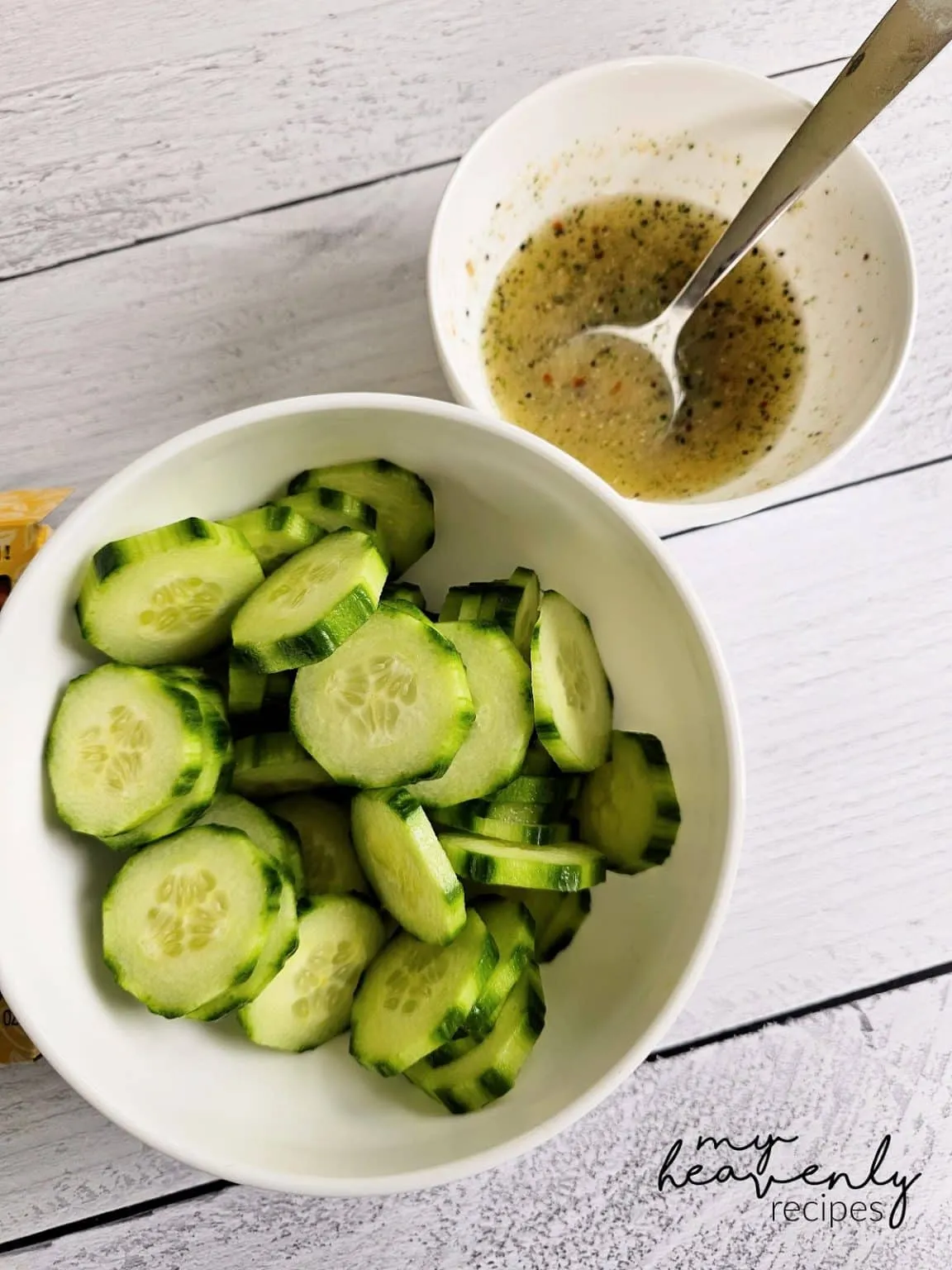 Zesty Italian Cucumber Salad