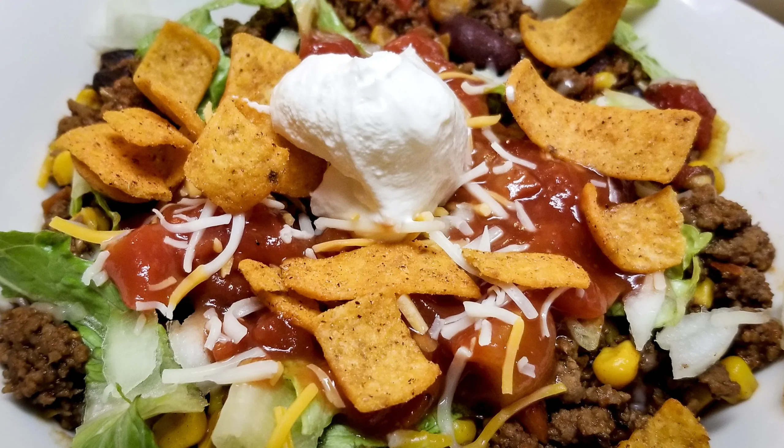Zoots Chicago Bears Tackle Taco Salad