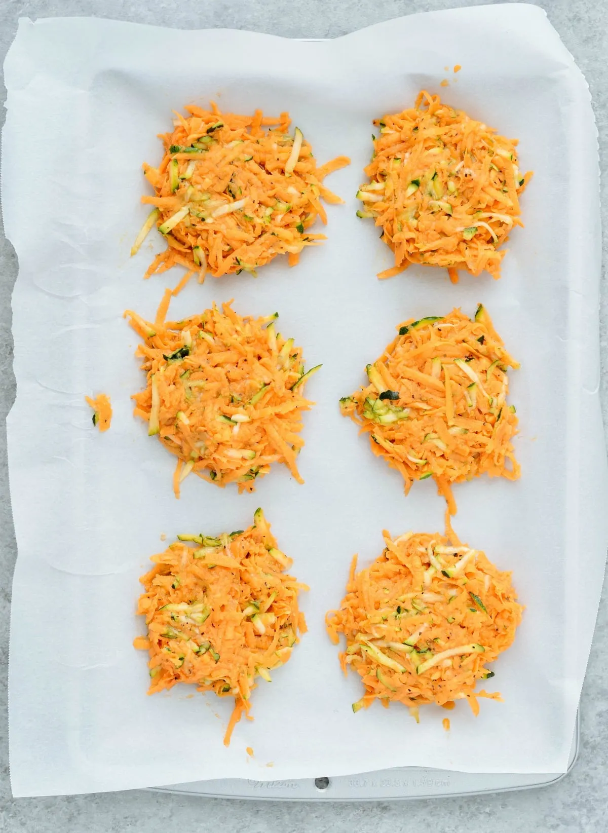 Zucchini Sweet Potato Hash Brown Omelet