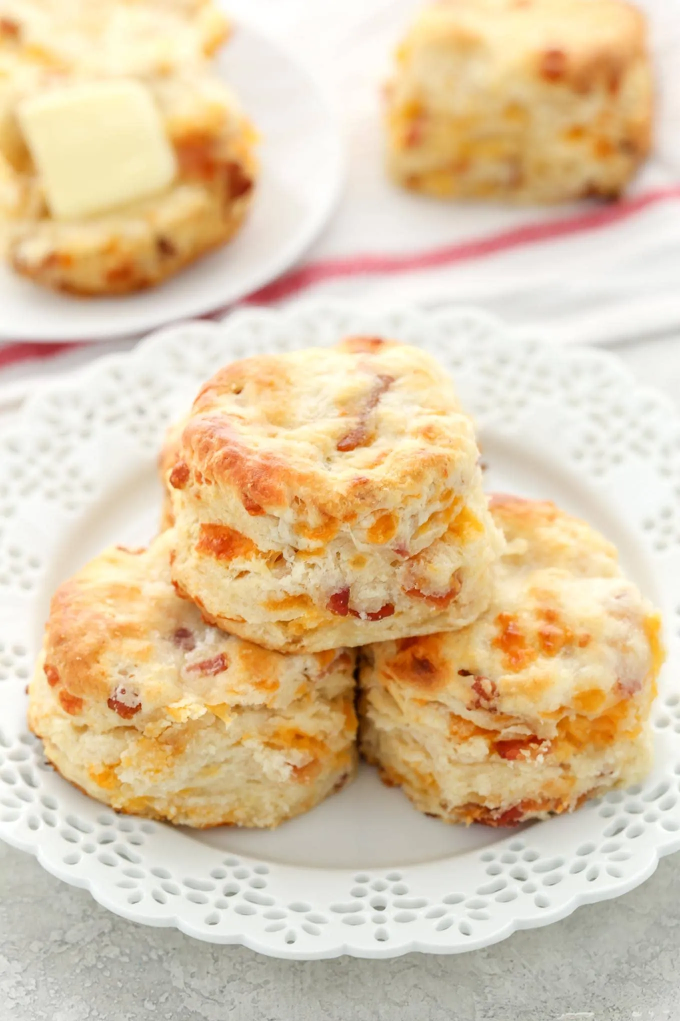 bacon and cheddar drop biscuits