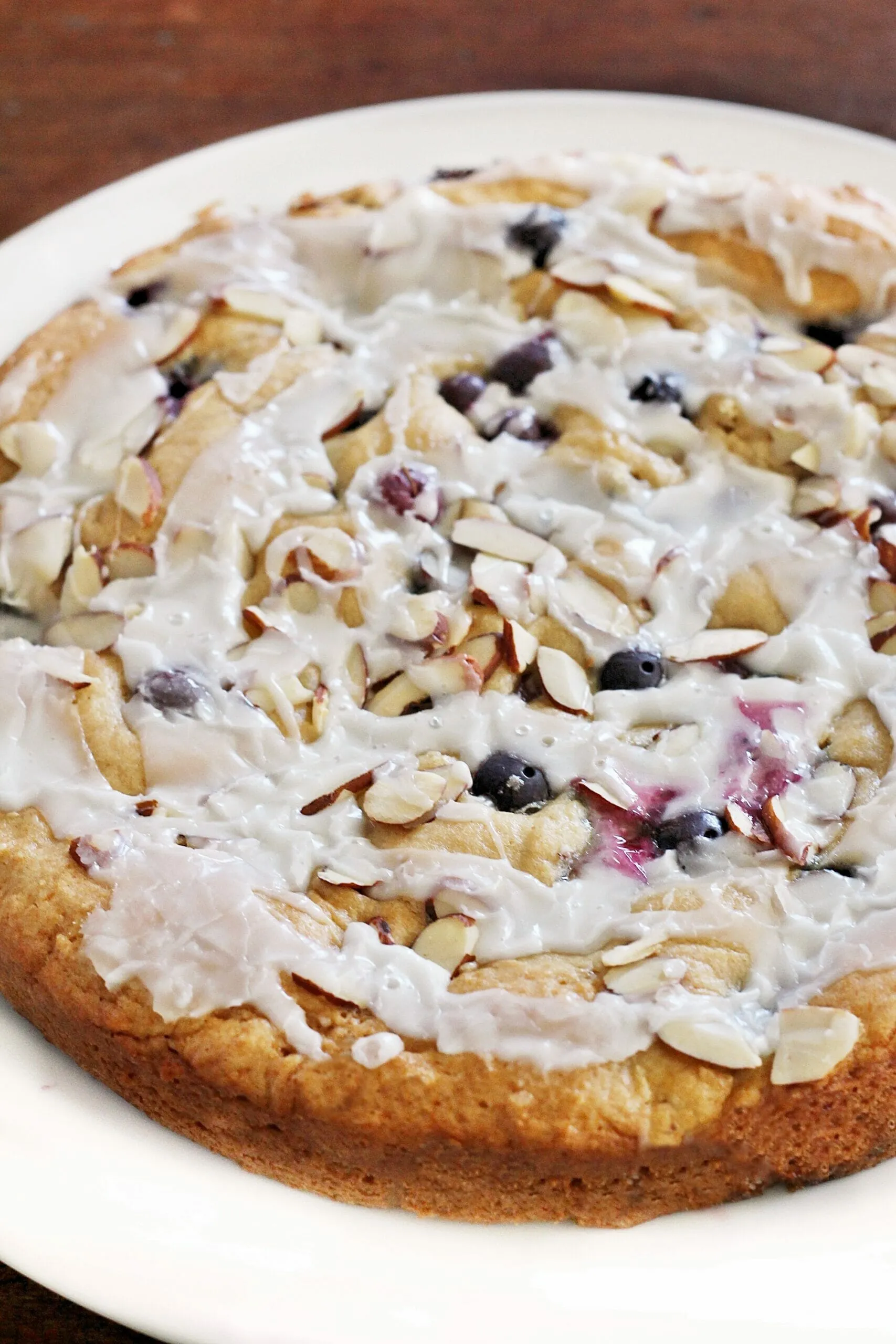 blueberry almond sour cream coffeecake