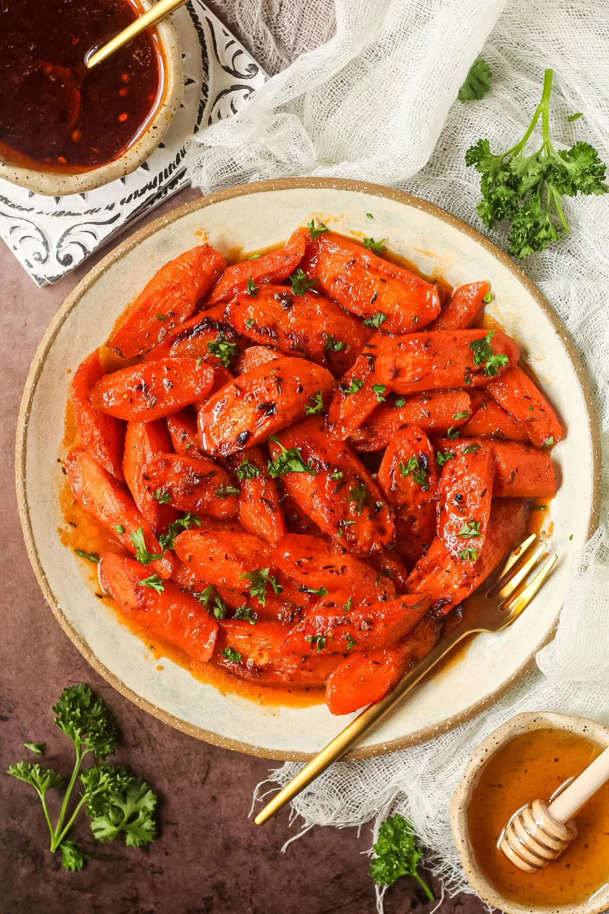 cajun honey butter roasted carrots