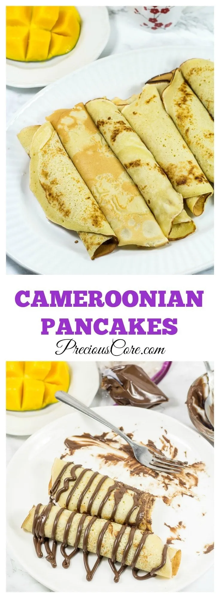 cameroon style pancakes with a coconuty twist