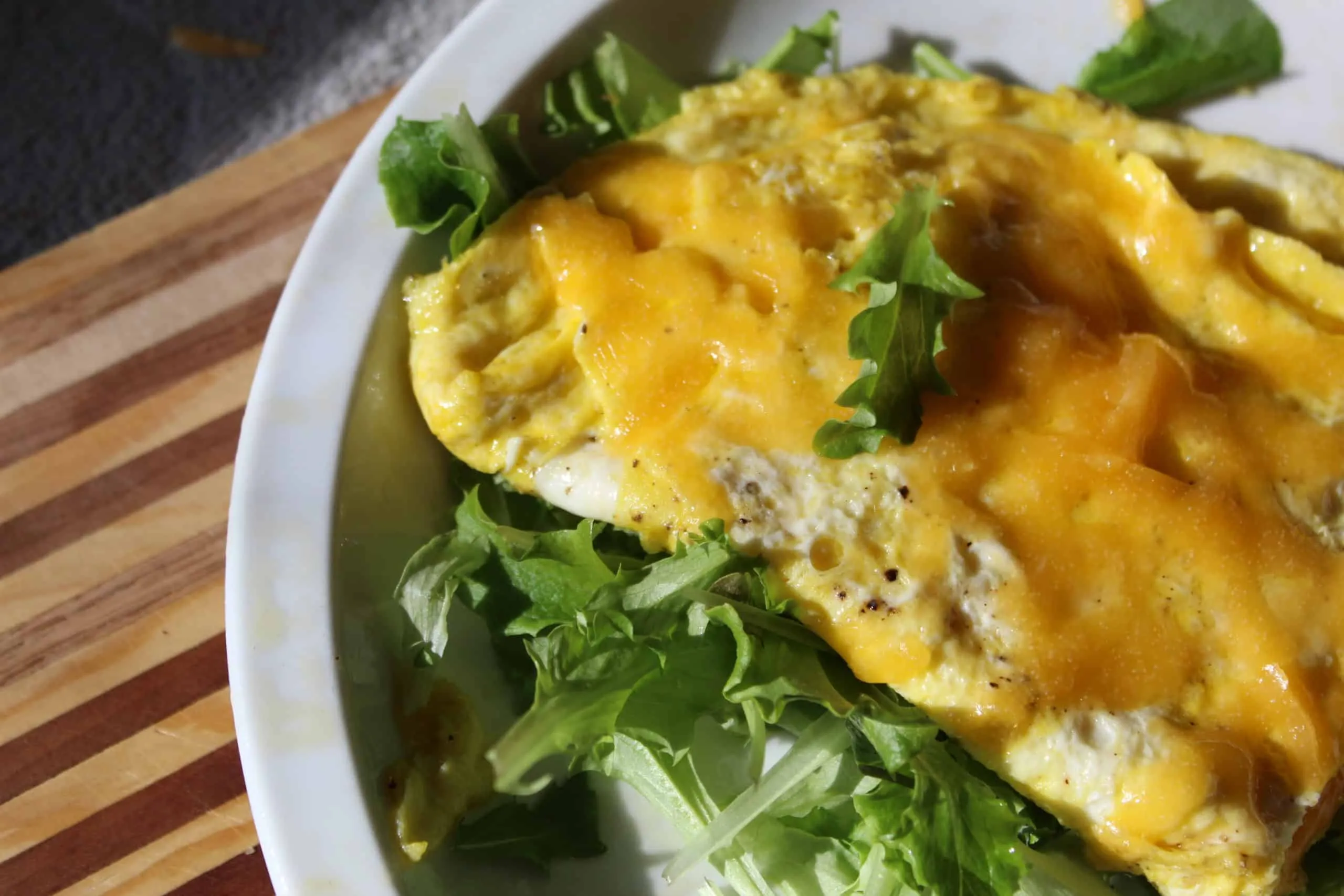 cast iron skillet baked omelet