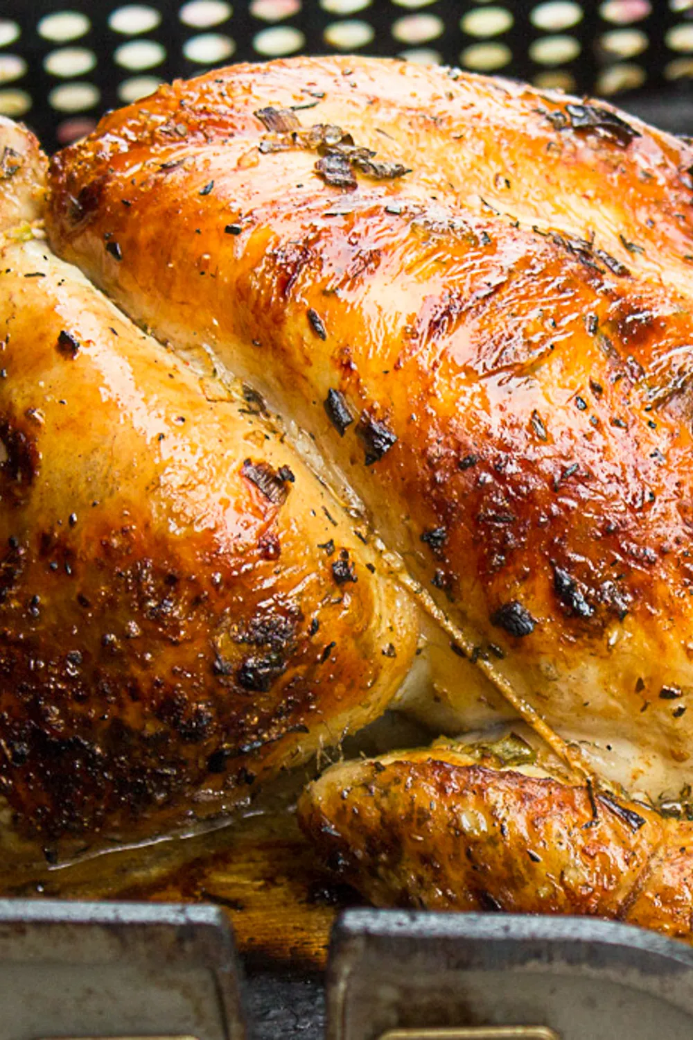 cedar planked grilled whole chicken