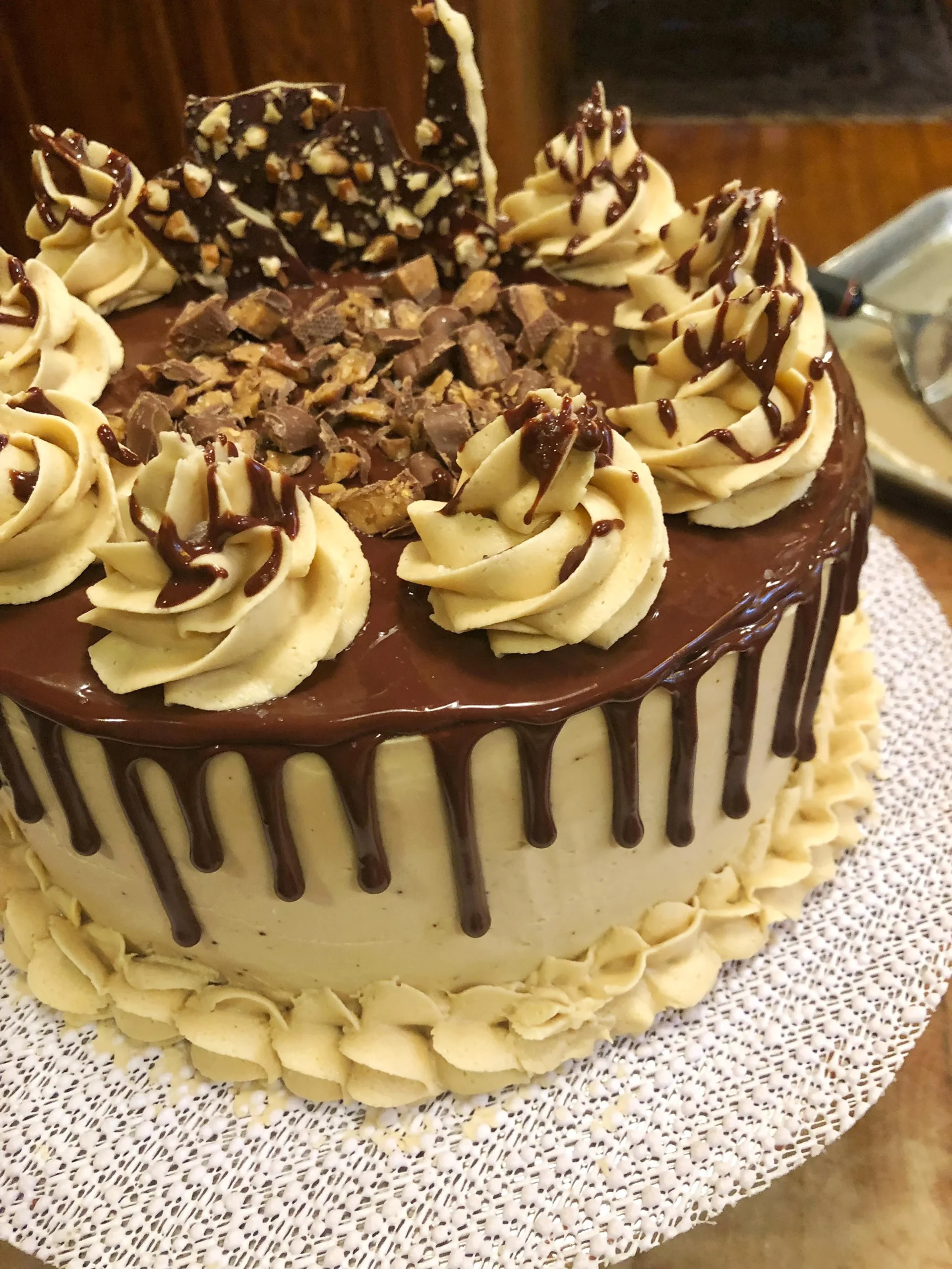 choco toffee delight cake
