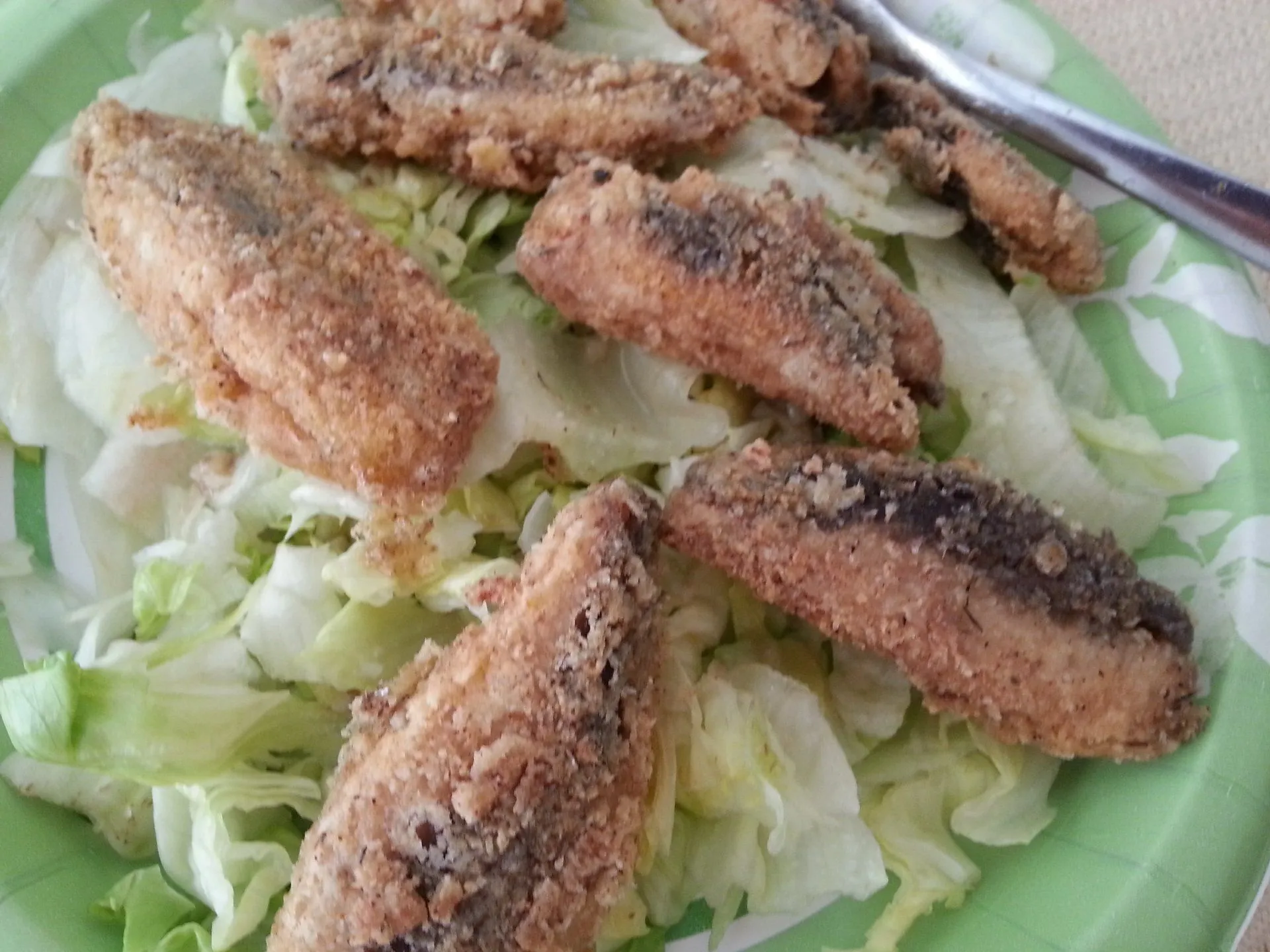 crispy fried maine sardines