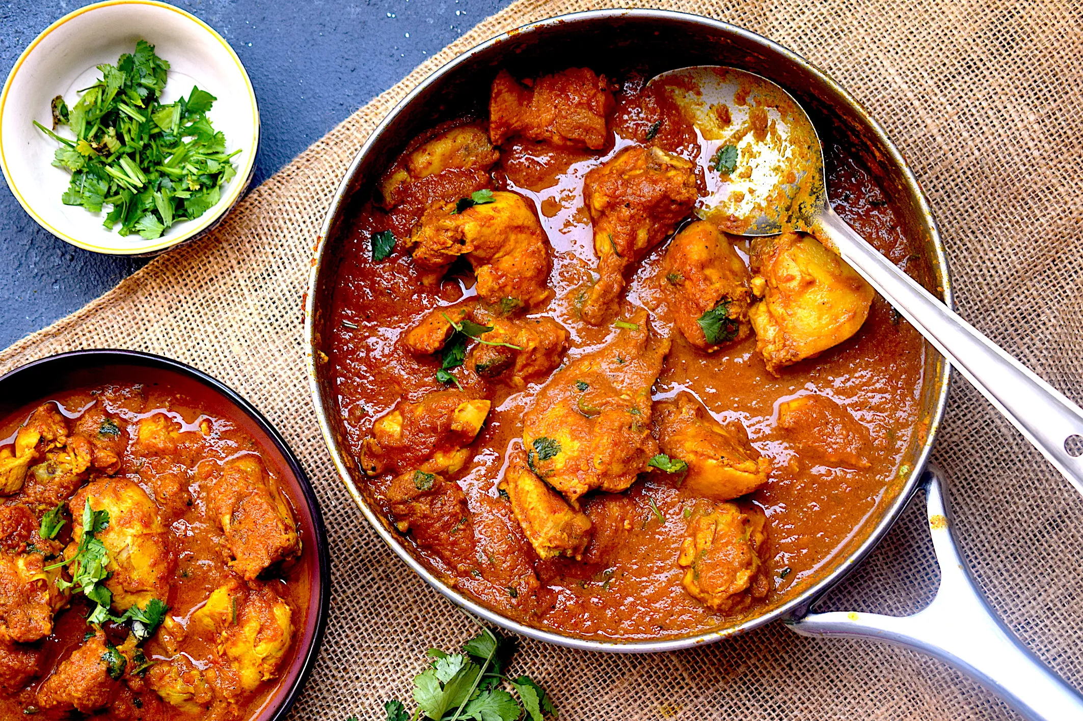 easy tomato potato chicken curry