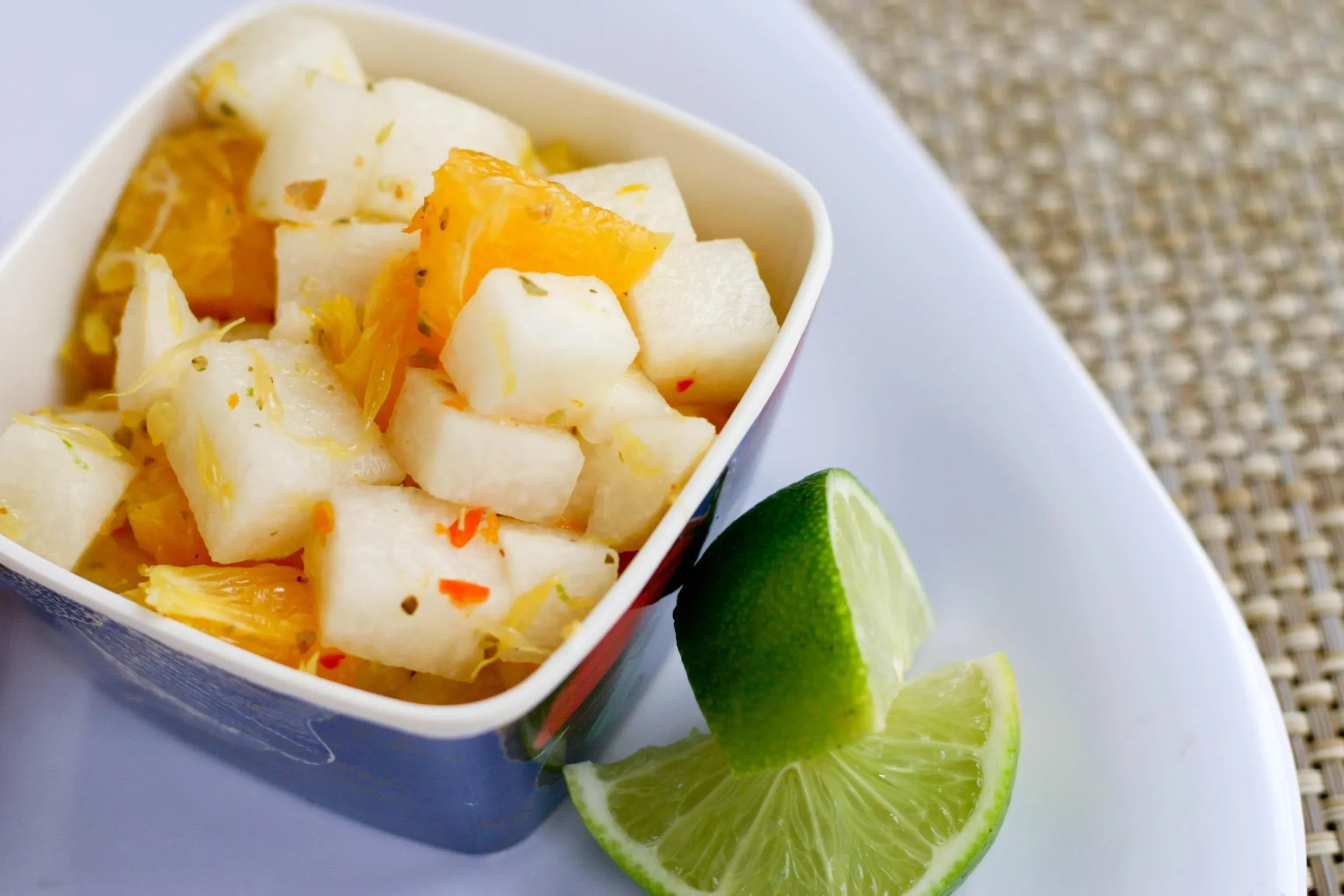 ensalada xec de jicama con naranja