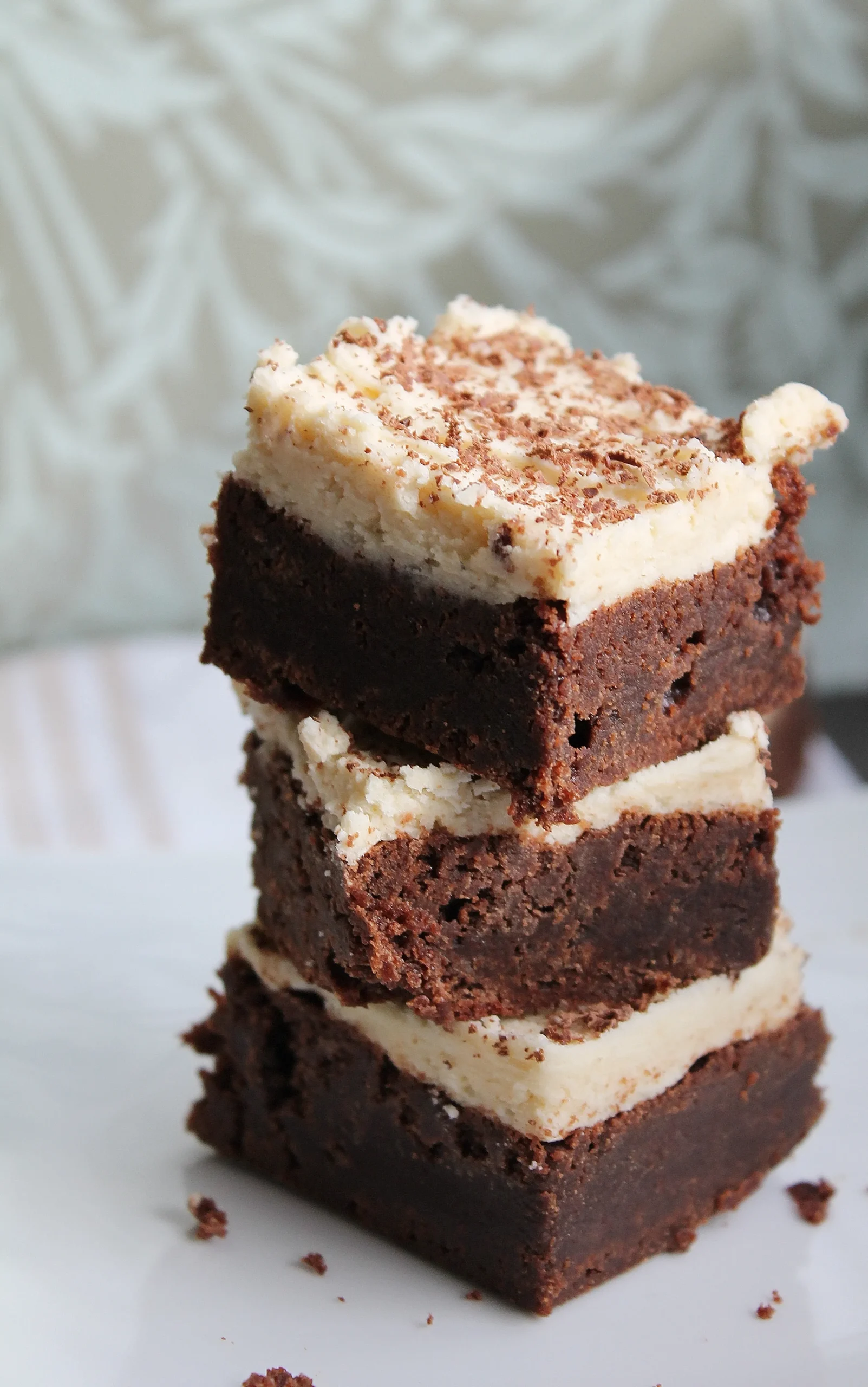 fudgy brownies with cookie butter frosting