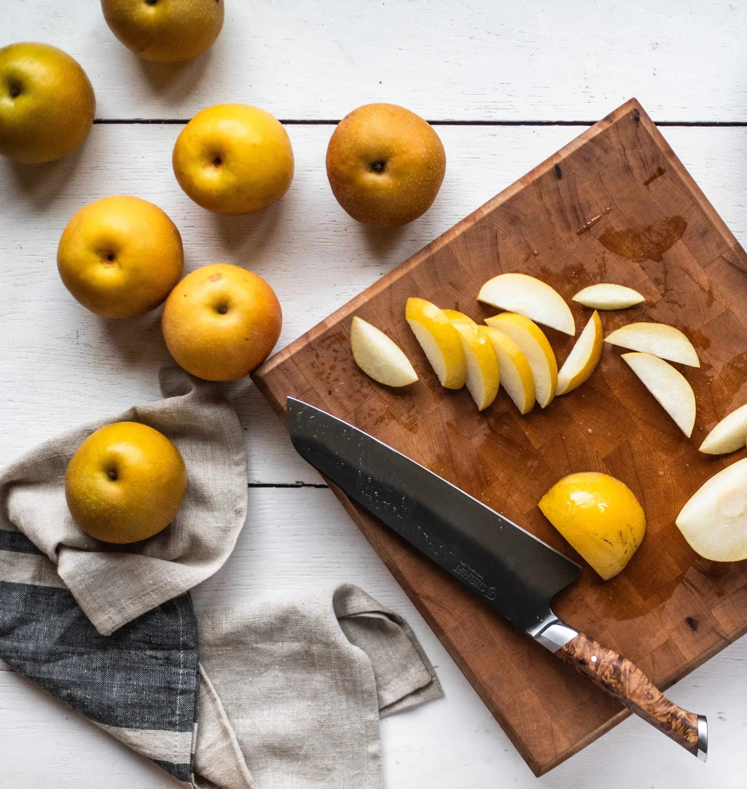 gingered persimmon and asian pear crisp