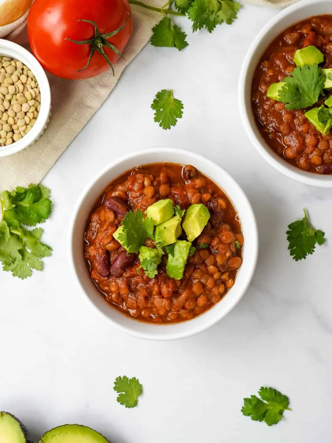 instant pot lentil chili