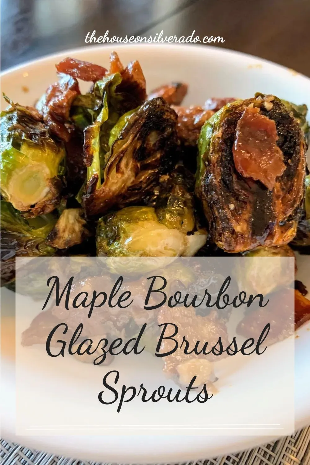 maple bourbon glazed brussels sprouts chestnuts