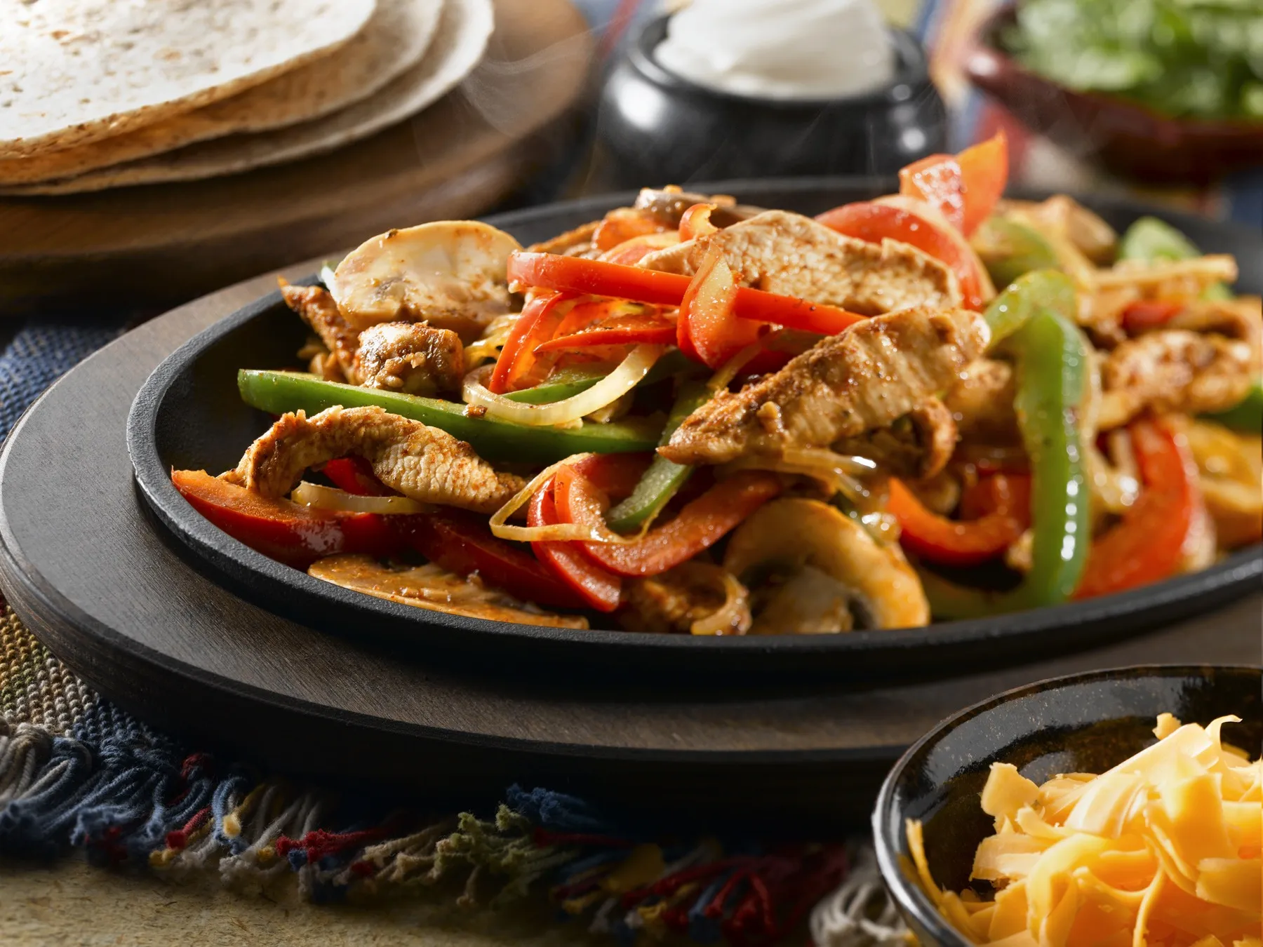 Steak and/or Chicken Fajitas