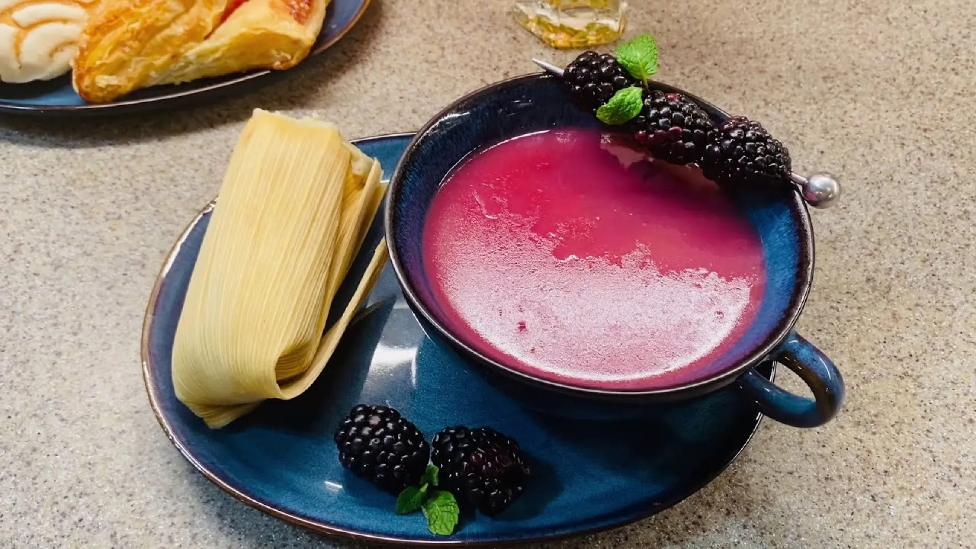 receta atole de zarzamora