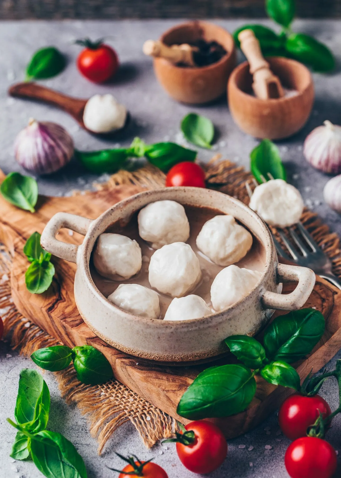 vegane mini mozzarella baellchen